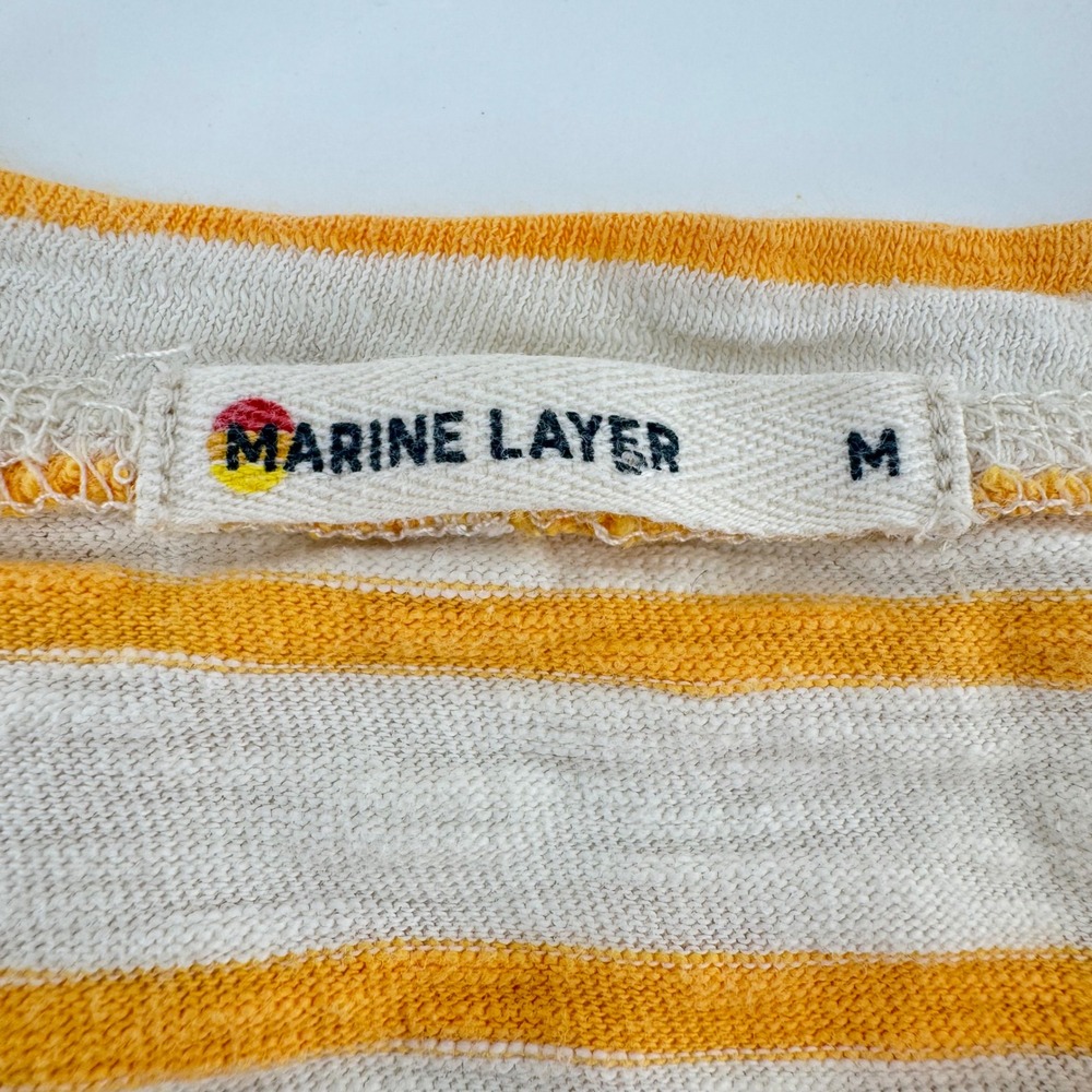 Marine Layer Long Sleeve T Shirt Size M - Picture 4 of 8